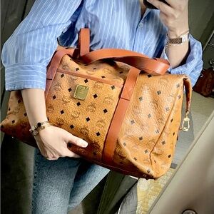 Authentic MCM large weekender duffle bag (KHS02)